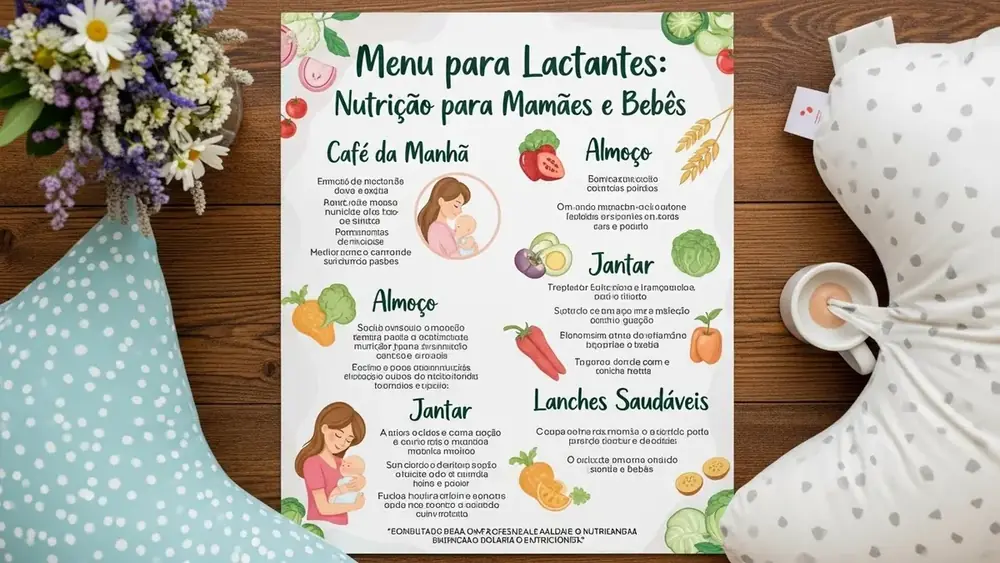 Cardápio para quem está amamentando recém-nascido