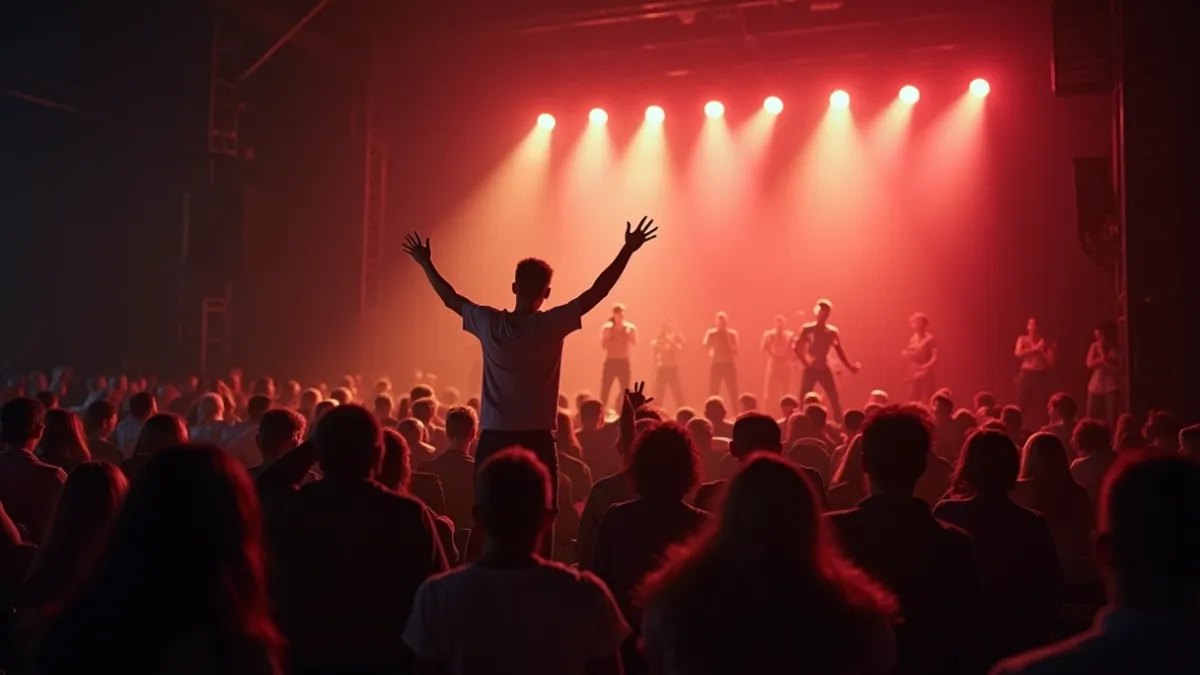 Como os filmes de shows ao vivo são gravados e produzidos