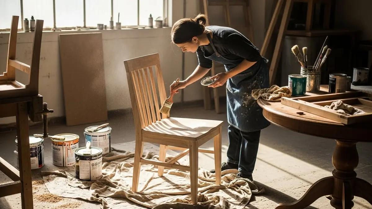 Como pintar móveis de madeira envernizados