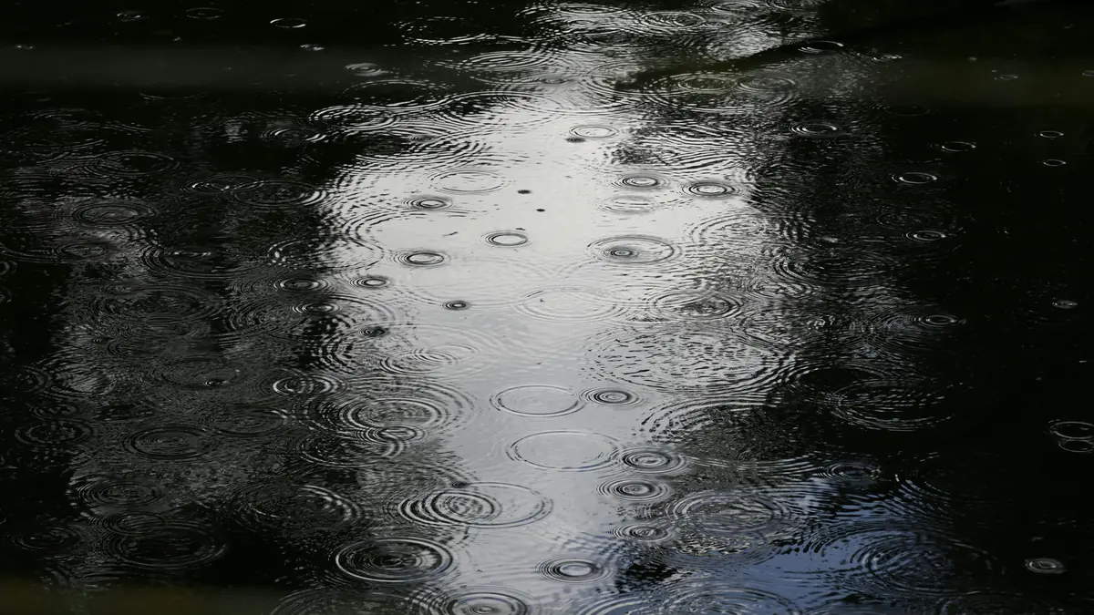 Entupimento em dia de chuva