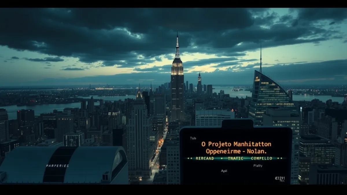 O Projeto Manhattan retratado no filme Oppenheimer de Nolan