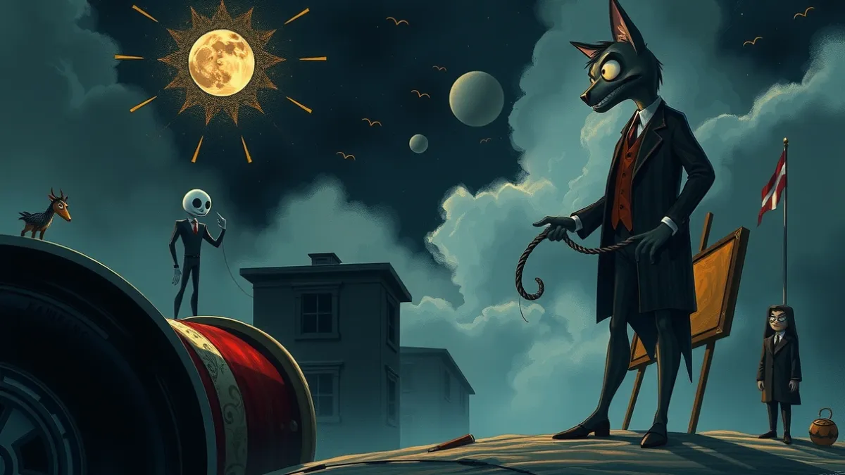 Os desenhos e pinturas de Tim Burton fora do mundo do cinema