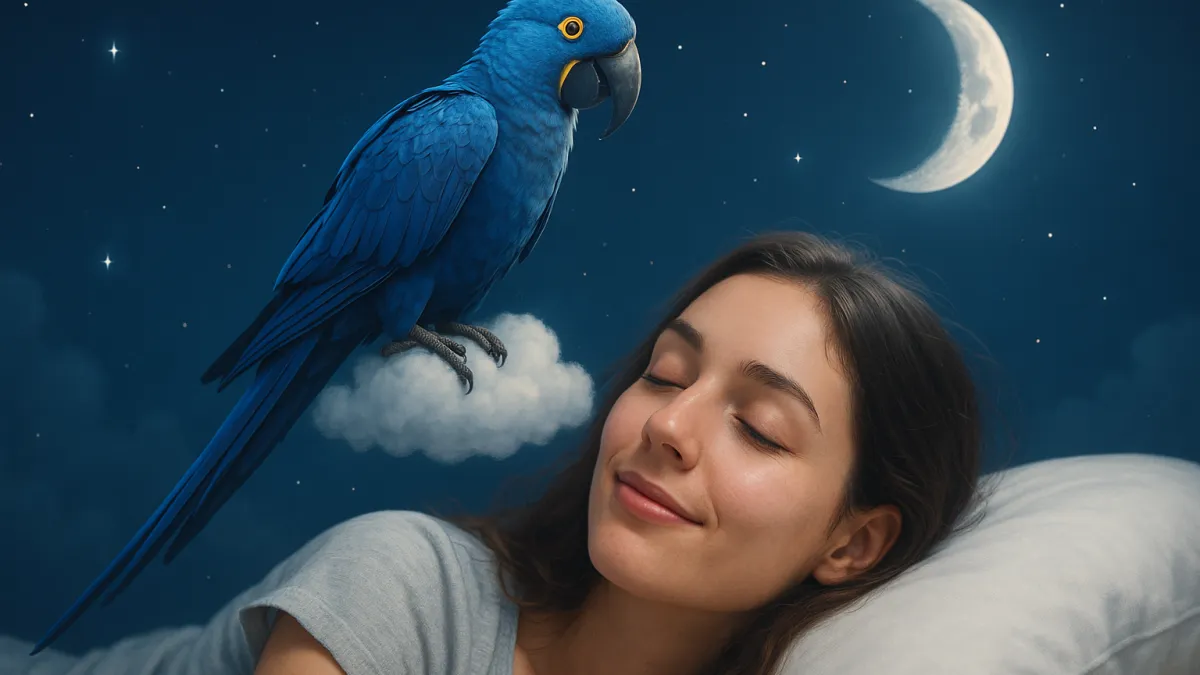 Sonhar com arara azul: significado, presságios e mensagens