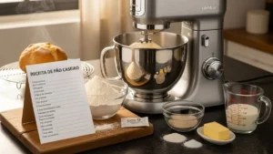 receita de pao na batedeira planetaria