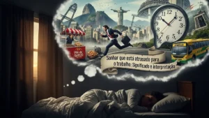 sonhar que esta atrasado para o trabalho