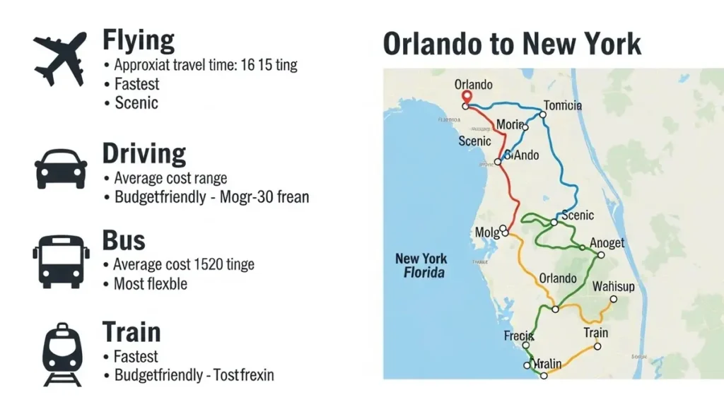 Como ir de Orlando para Nova York