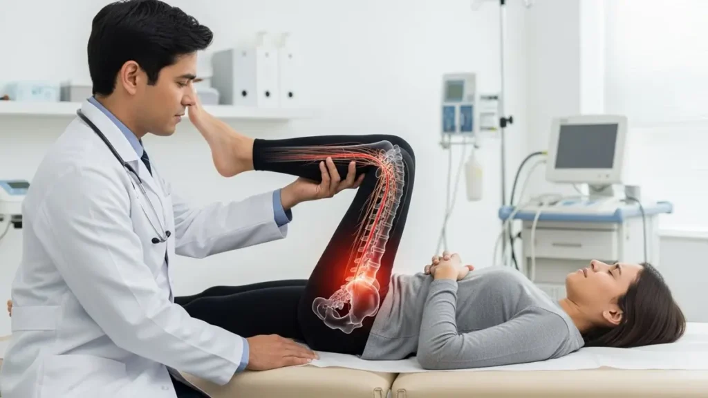 Qual exame detecta nervo ciático inflamado