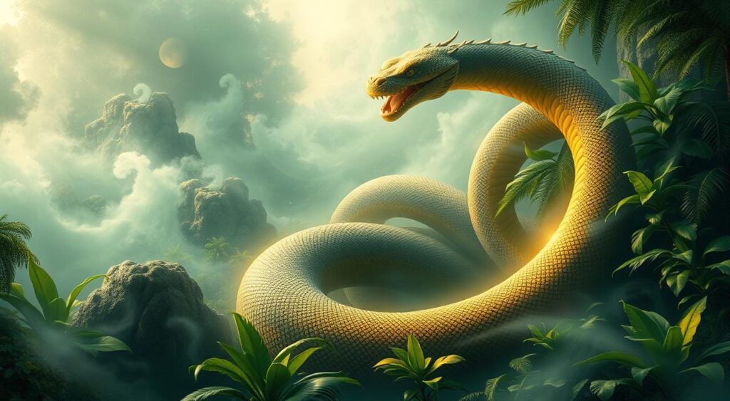 sonhar com cobra grande