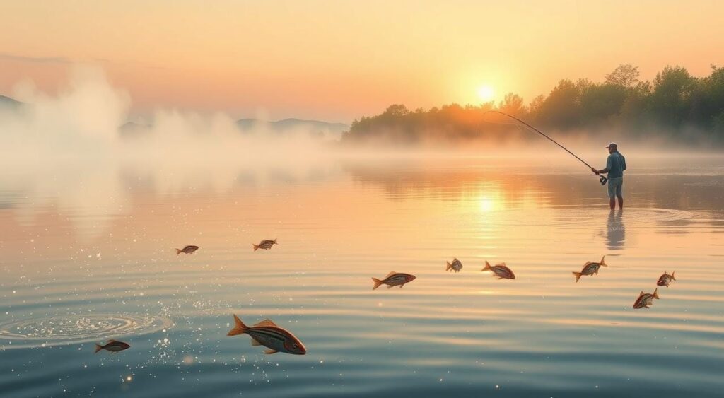 sonhar pescando peixe