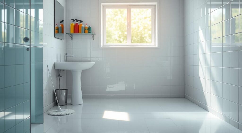 sonhar lavando banheiro