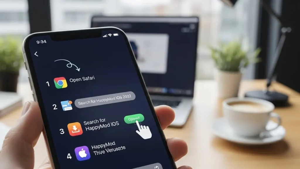 Como baixar o último HappyMod iOS 2022 no seu iPhone