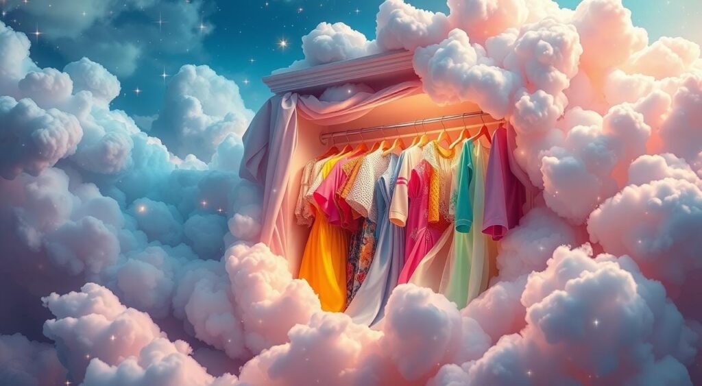 sonhar com roupas novas