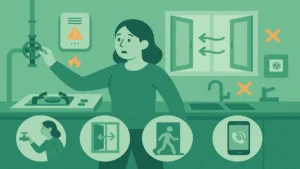 O que fazer ao sentir cheiro de gas na cozinha