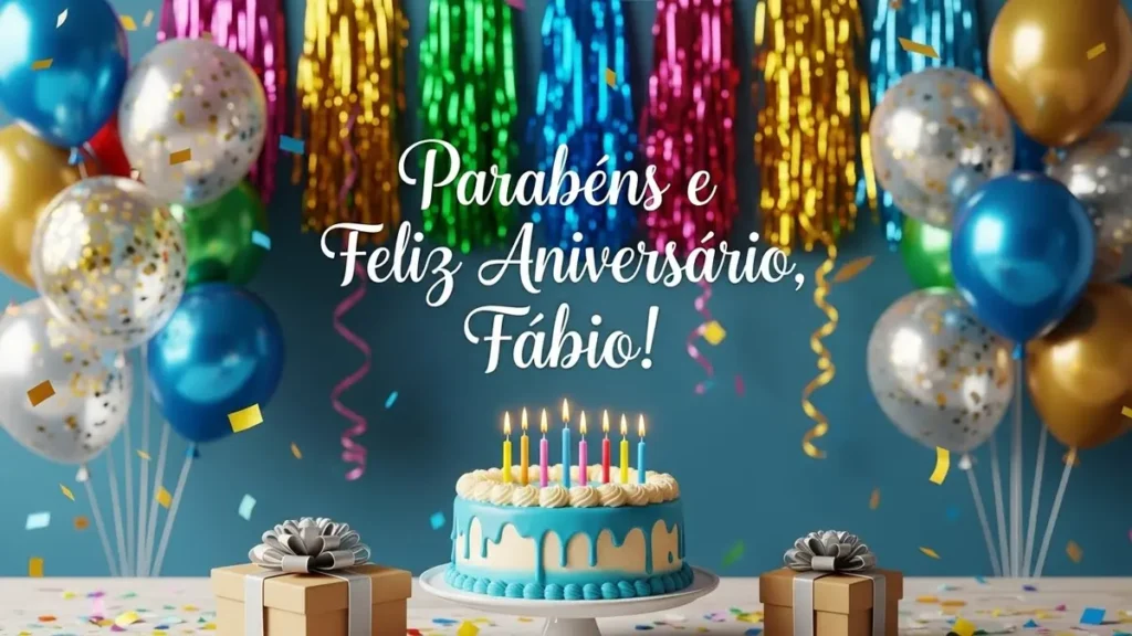 Mensagens de Parabéns e Feliz Aniversário para Fábio