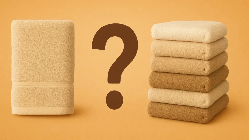 Vale mais a pena comprar toalhas avulsas ou kit completo? Vale mais a pena comprar toalhas avulsas ou kit completo