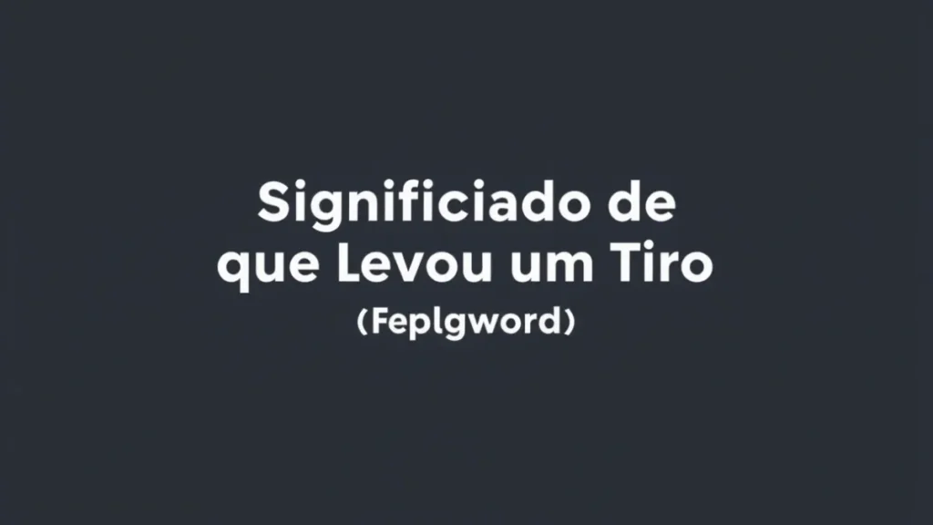 Significado de Sonhar que Levou um Tiro: Explicação significado de sonhar que levou um tiro 1