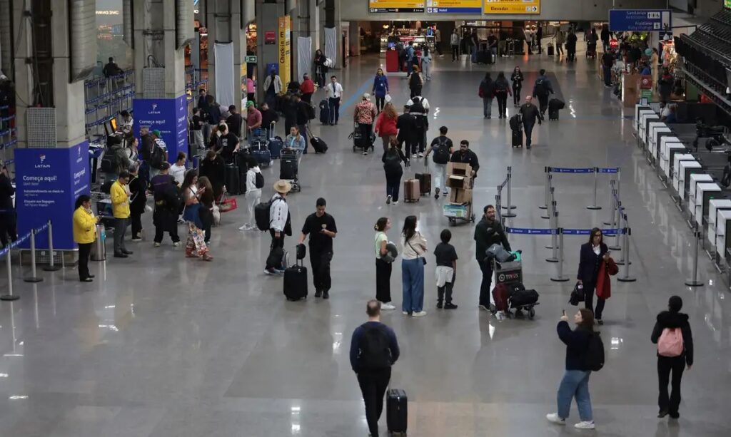 Aviação doméstica: recorde de 25,2 mi passageiros no 1º tri