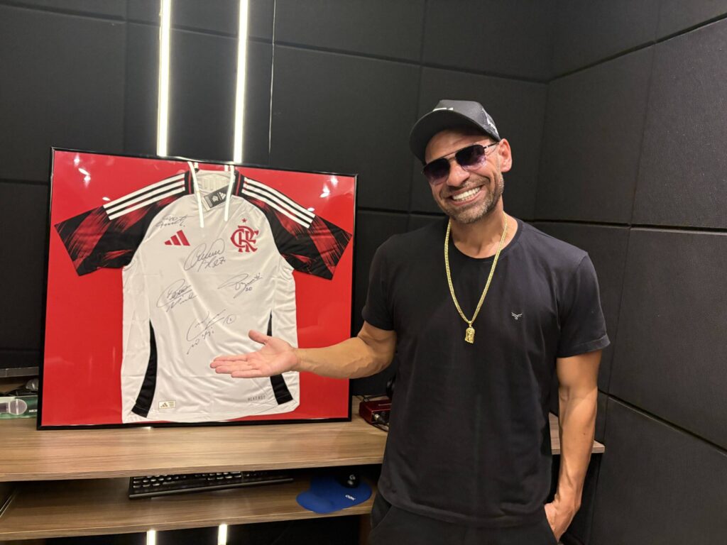Rifa de camisa do Flamengo para projeto social